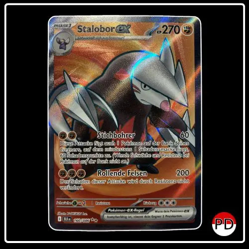 Stalobor ex Full Art 160/086 Pokemon Schwarze Blitze