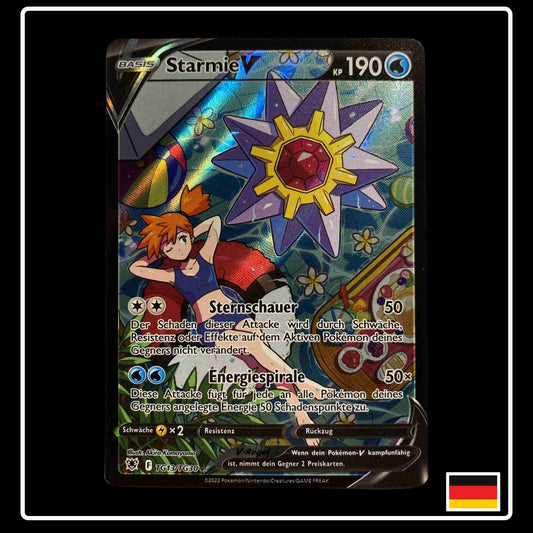 Starmie V Alternative Art Trainergalerie Pokemon Karte aus dem Set Astralglanz