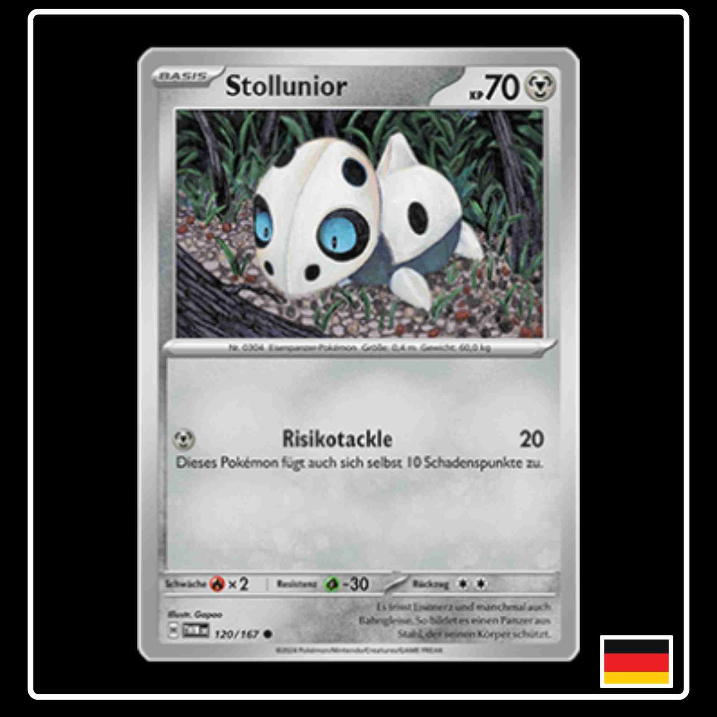 Stollunior Pokemon Karte 120/167 aus dem Set Maskerade im Zwielicht