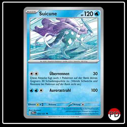 Suicune 024/131 Pokemon Prismatische Entwicklungen