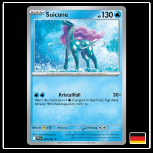 Suicune 026/094 Pokemon Fatale Flammen