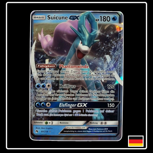 Suicune GX 60/214 Pokemon Echo des Donners