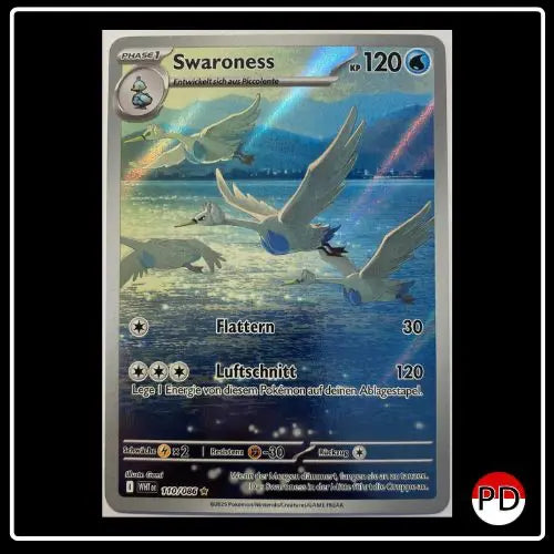 Swaroness Illustration Rare 110/086 Pokemon Weisse Flammen