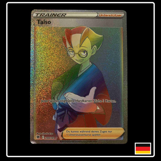 Pokemon Karte Taiso Trainer Rainbow aus dem Set Astralglanz