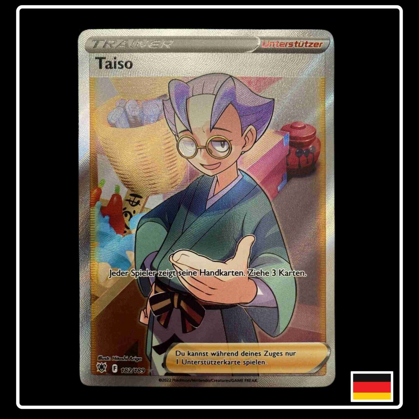 Taiso Trainer Full Art Pokemon Karte Astalglanz