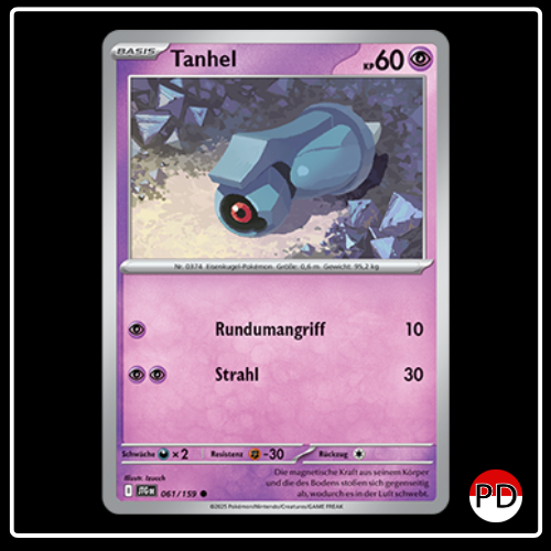 Tanhel 061/159 Pokemon Reisegefährten