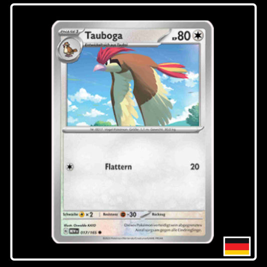 Tauboga 017/165 aus dem Pokemon Set Karmesin & Purpur 151 