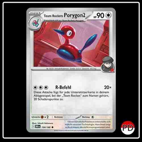 Team Rockets Porygon2 154/182 Pokemon Ewige Rivalen