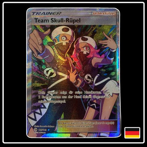 Team Skull-Rüpel Trainer Full Art 149/149 Pokemon Sonne & Mond