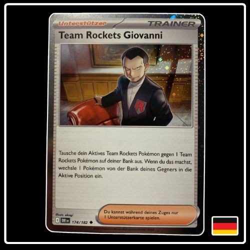 Team Rockets Giovanni 174/182 Cosmic Holo Promo Ewige Rivalen