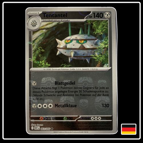 Tentantel Meisterball 069/086 Pokemon Weisse Flammen
