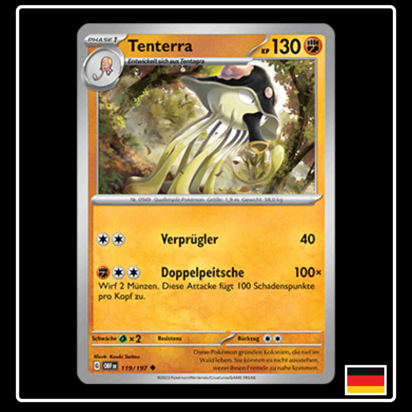 Pokemon Karte Tenterra