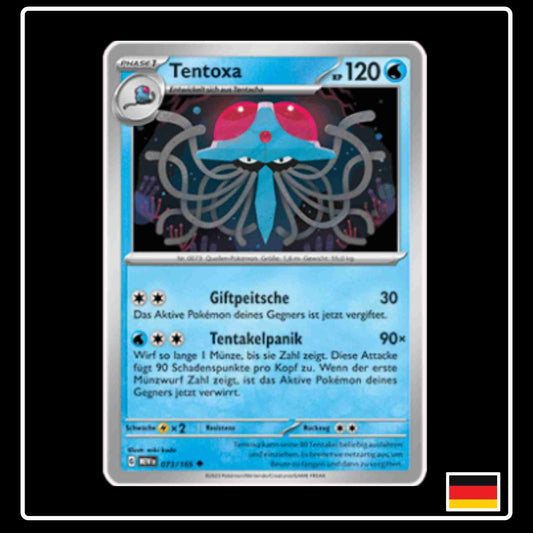 Tentoxa 073/165 aus dem Pokemon Set Karmesin & Purpur 151 