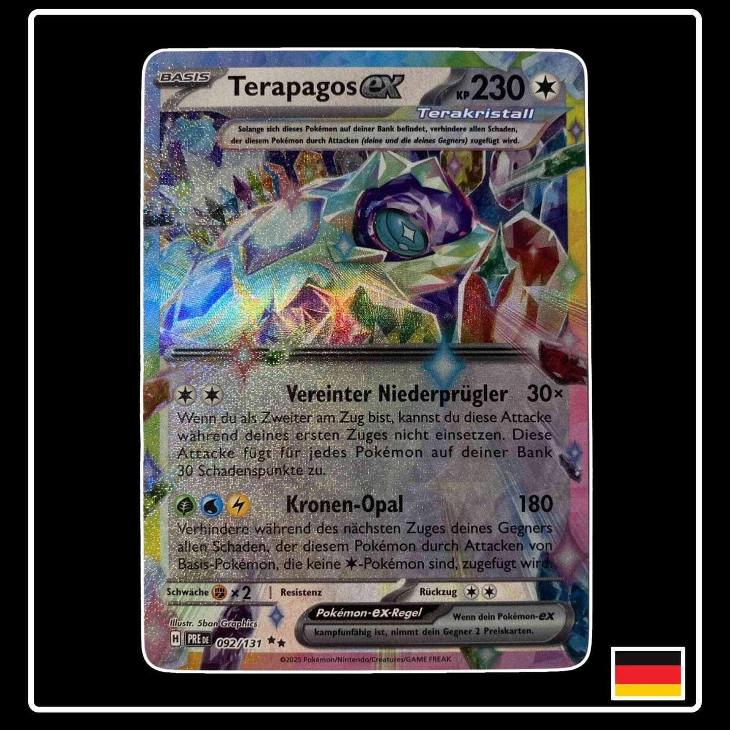 Terapagos ex 092/131 Pokemon Prismatische Entwicklungen
