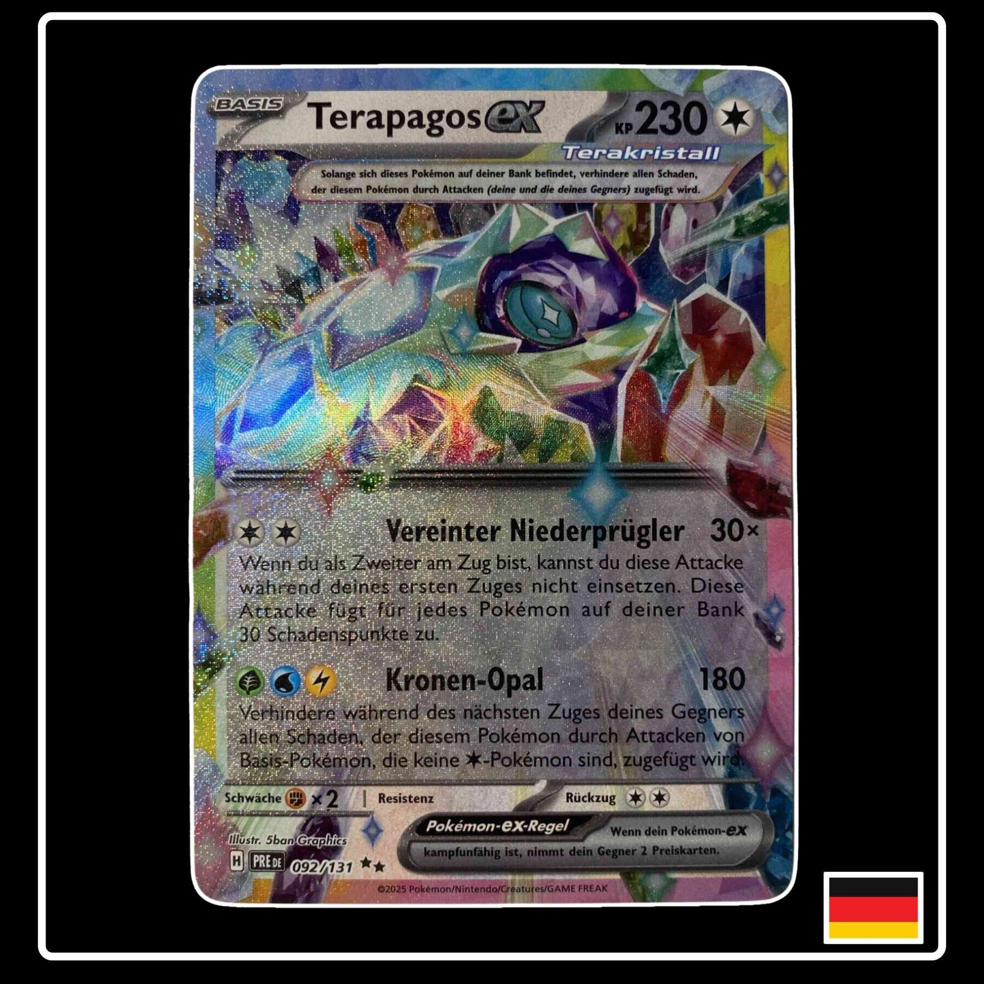 Terapagos ex 092/131 Pokemon Prismatische Entwicklungen