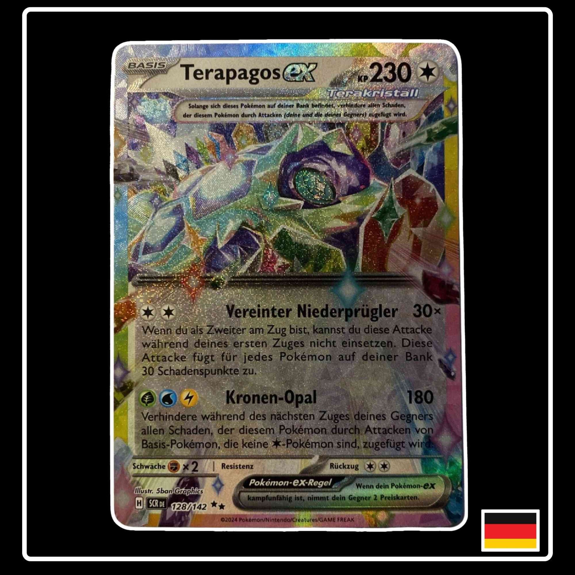 Terapagos ex 128/142 Pokemon Stellarkrone