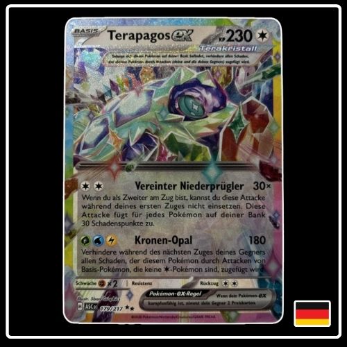 Terapagos ex 179/217 Pokemon Erhabene Helden
