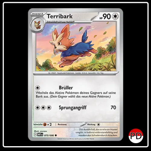 Terribark 075/086 Pokemon Weisse Flammen