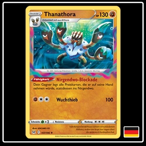 Thanathora 107/196 Pokemon Verlorener Ursprung