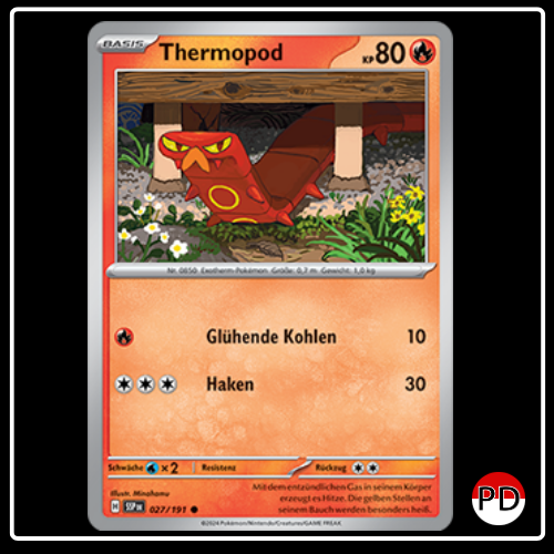 Thermopod 027/191 Pokemon Stürmische Funken Sammelkarten