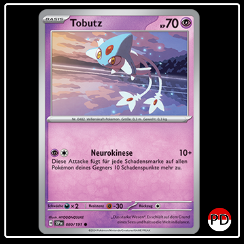 Tobutz 080/191 Pokemon Stürmische Funken