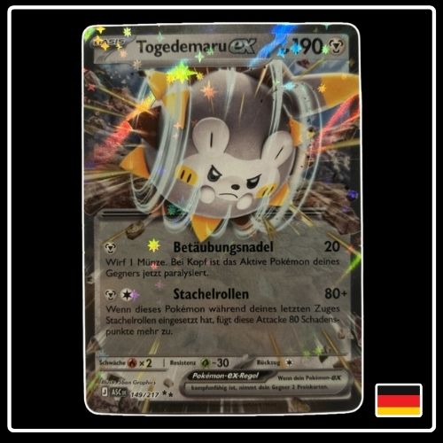 Togedemaru ex 149/217 Pokemon Erhabene Helden