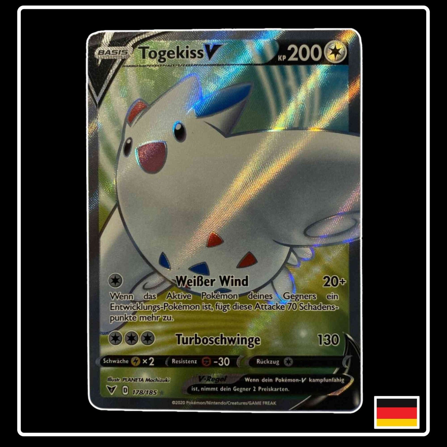 Togekiss V Full Art 178/185 Farbenschock