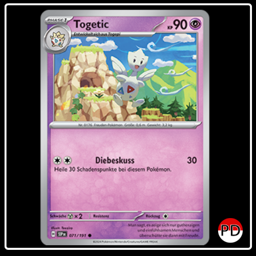 Togetic 071/191 Pokemon Stürmische Funken