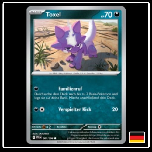 Toxel 067/094 Pokemon Fatale Flammen