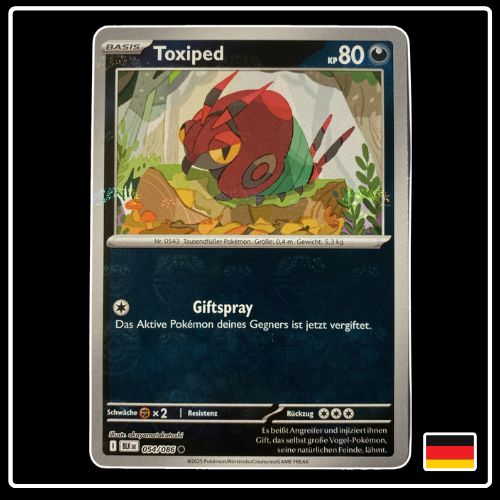 Toxiped Meisterball 054/086 Pokemon Schwarze Blitze