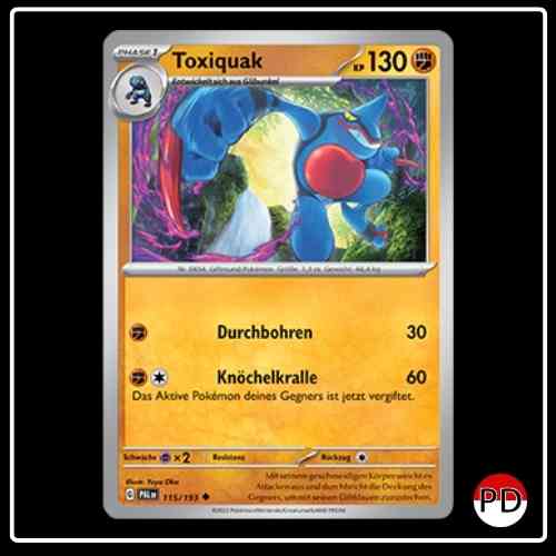 Toxiquak 115/193 Pokemon KP2.0
