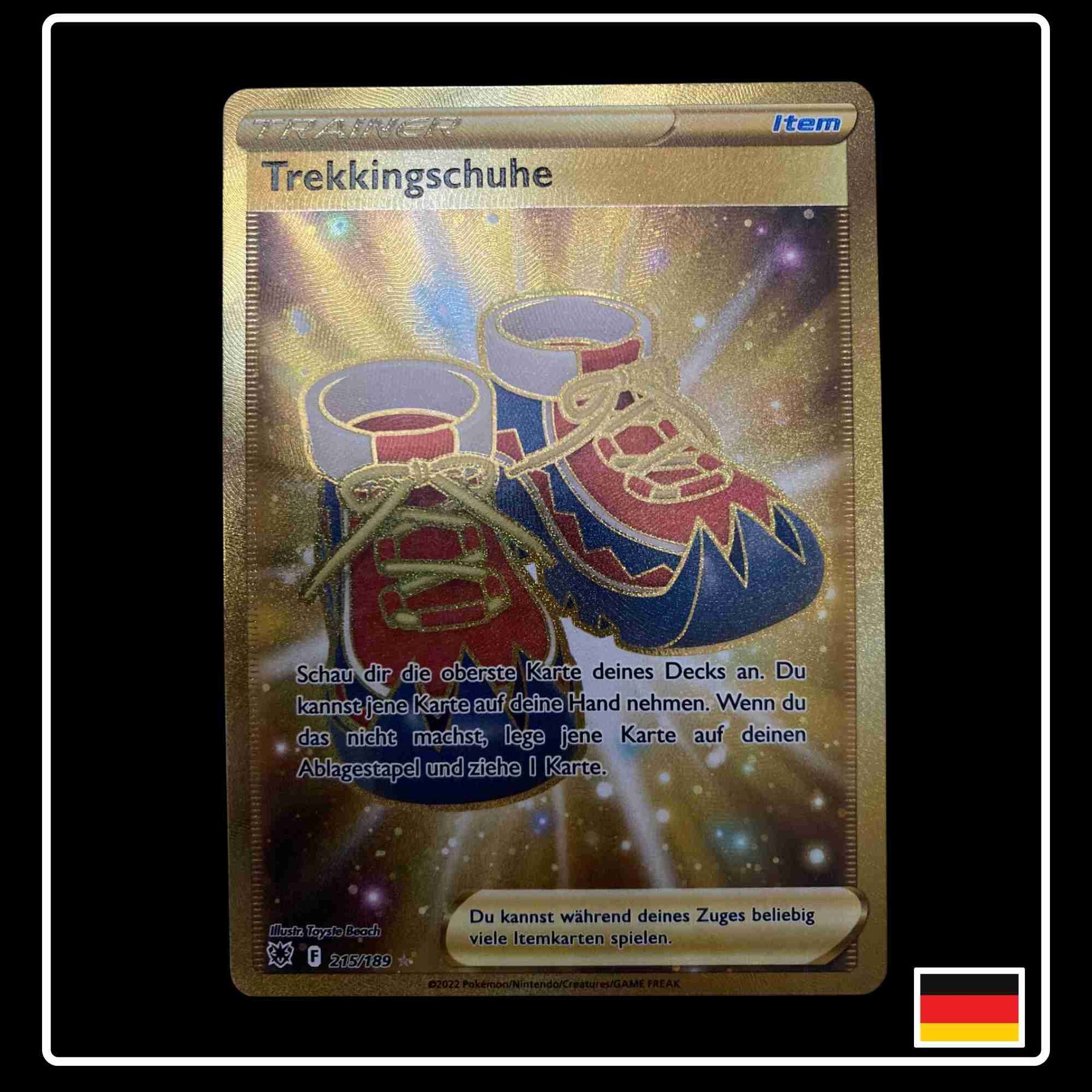 Trekkingschuhe GOLD 215/189 Astralglanz – PokeDirris