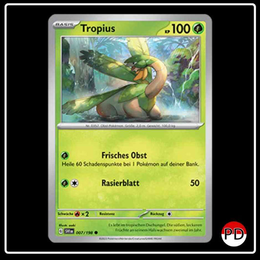 Tropius 007/198 Pokemon Karmesin & Purpur