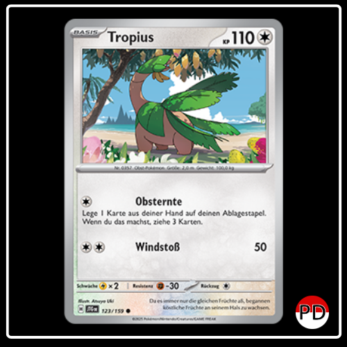Tropius 123/159 Pokemon Reisegefährten