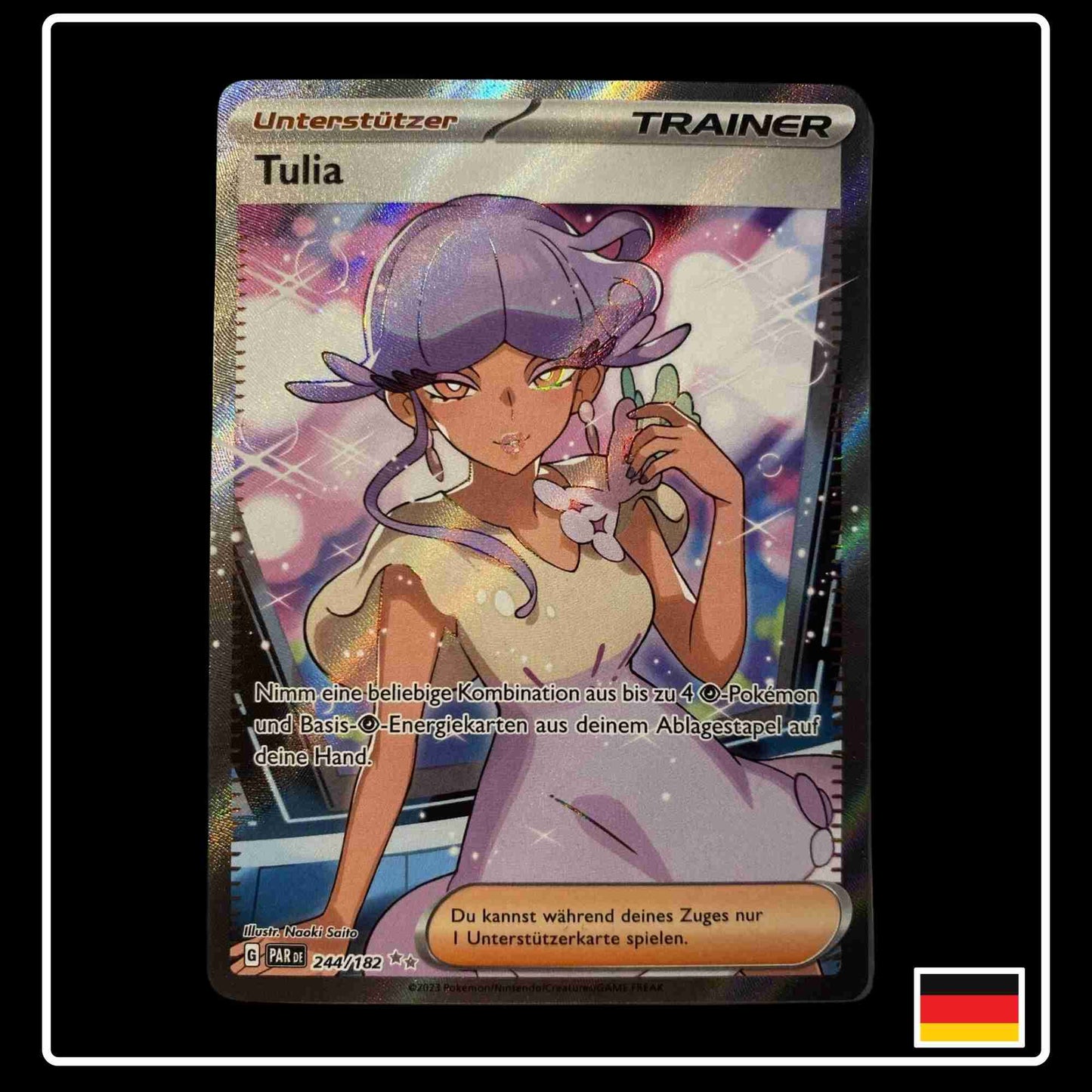 Tulia Trainer Full Art 244/182 Paradox Rift