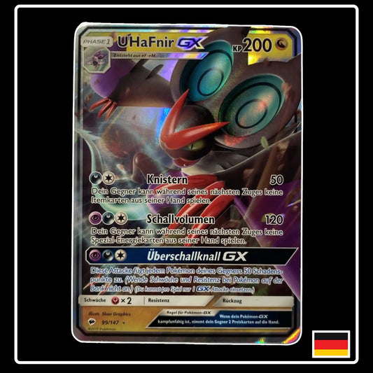 UHaFnir GX 990/147 Pokemon Nacht im Flammen