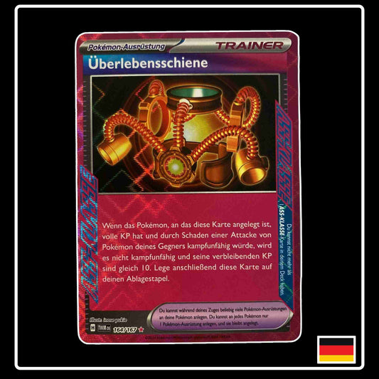 Überlebensschiene ACE Rare 164/167 aus dem Pokemon Set Maskeraden im Zwielicht