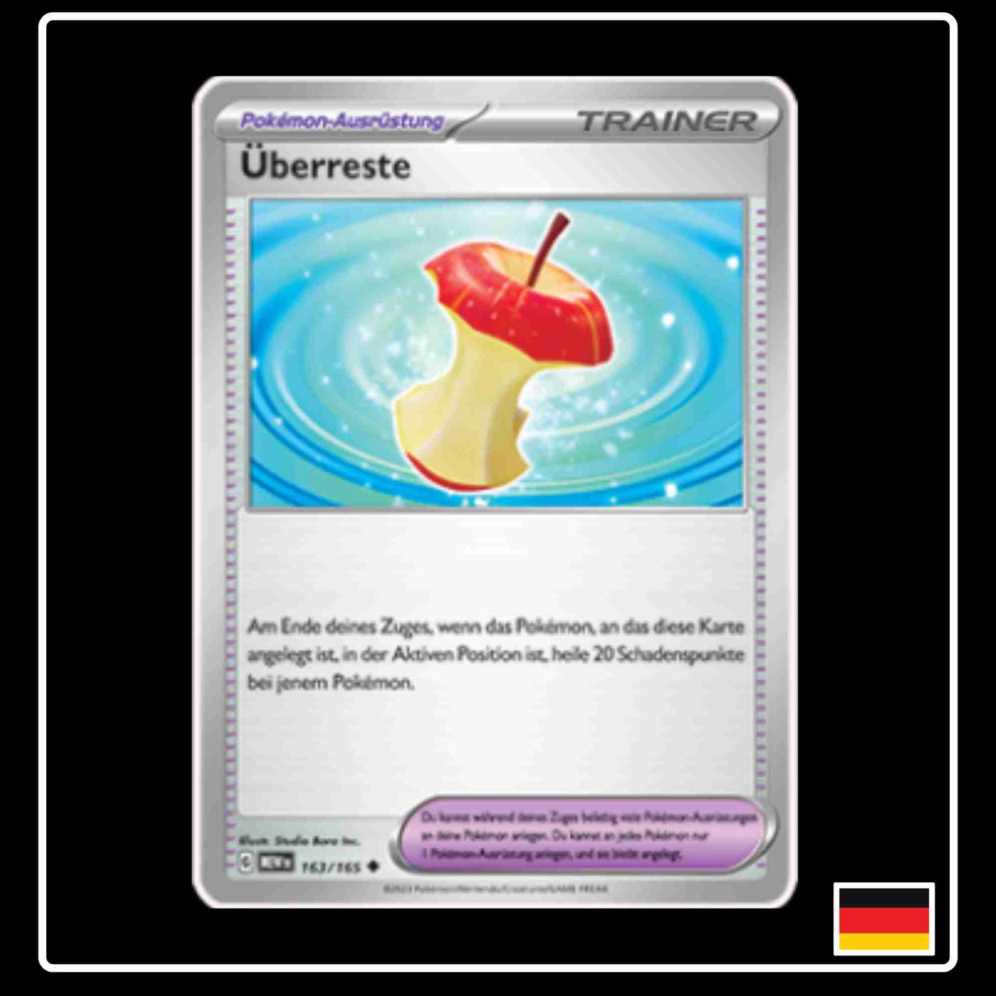 Überreste 163/165 aus dem Pokemon Set Karmesin & Purpur 151 