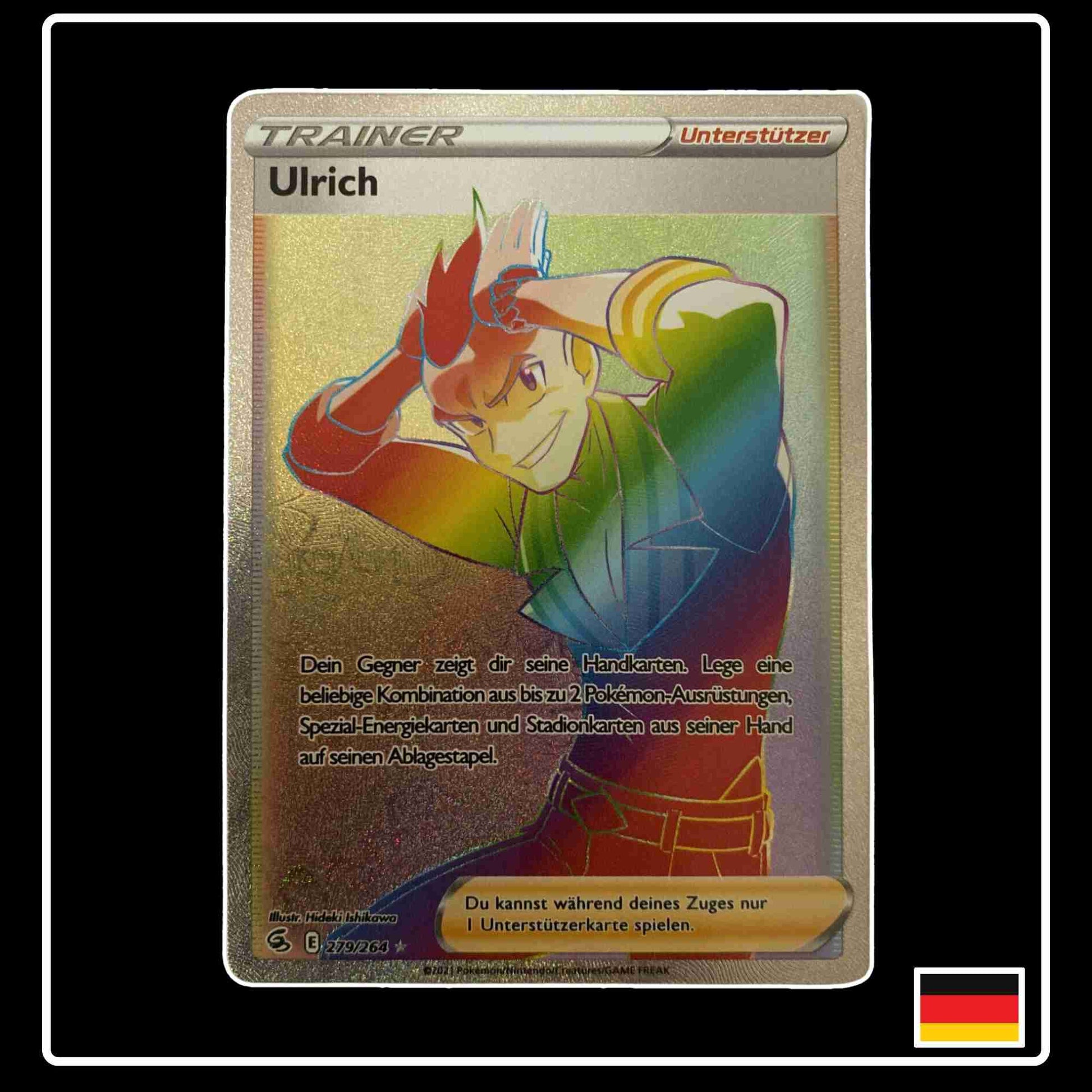 Ulrich Pokemon Trainer Rainbow Karte