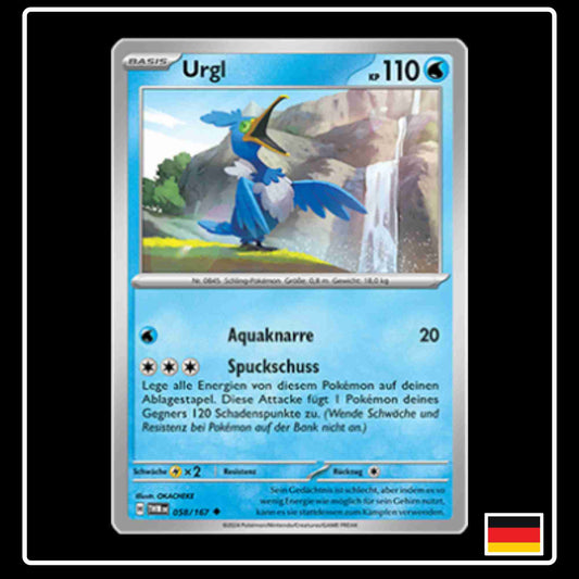 Urgl Pokemon Karte 058/167 aus dem Set Maskerade im Zwielicht