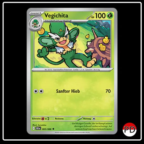 Vegichita 005/086 Pokemon Schwarze Blitze
