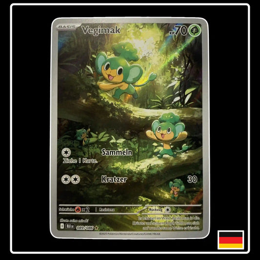 Vegimak Illustration Rare 089/086 Pokemon Schwarze Blitze