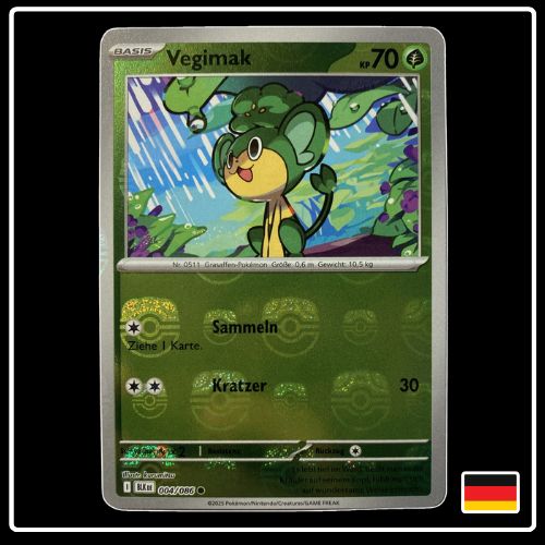 Vegimak Meisterball 004/086 Pokemon Schwarze Blitze