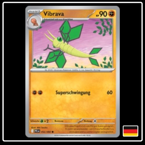 Vibrava 052/094 Pokemon Fatale Flammen