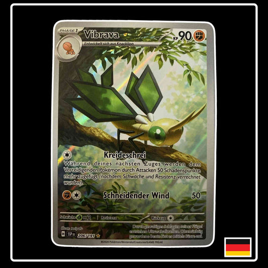 Vibrava IR 206/191 Pokemon Stürmische Funken