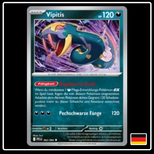 Vipitis 062/094 Pokemon Fatale Flammen