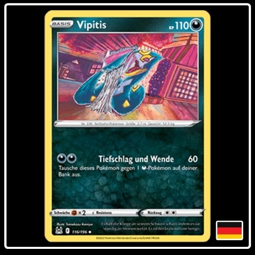 Vipitis 116/196 Pokemon Verlorener Ursprung