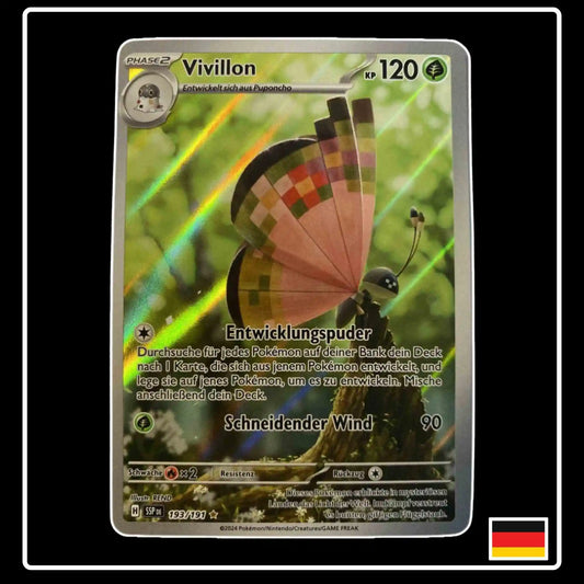 Vivillon Illustration Rare 193/191 Stürmische Funken