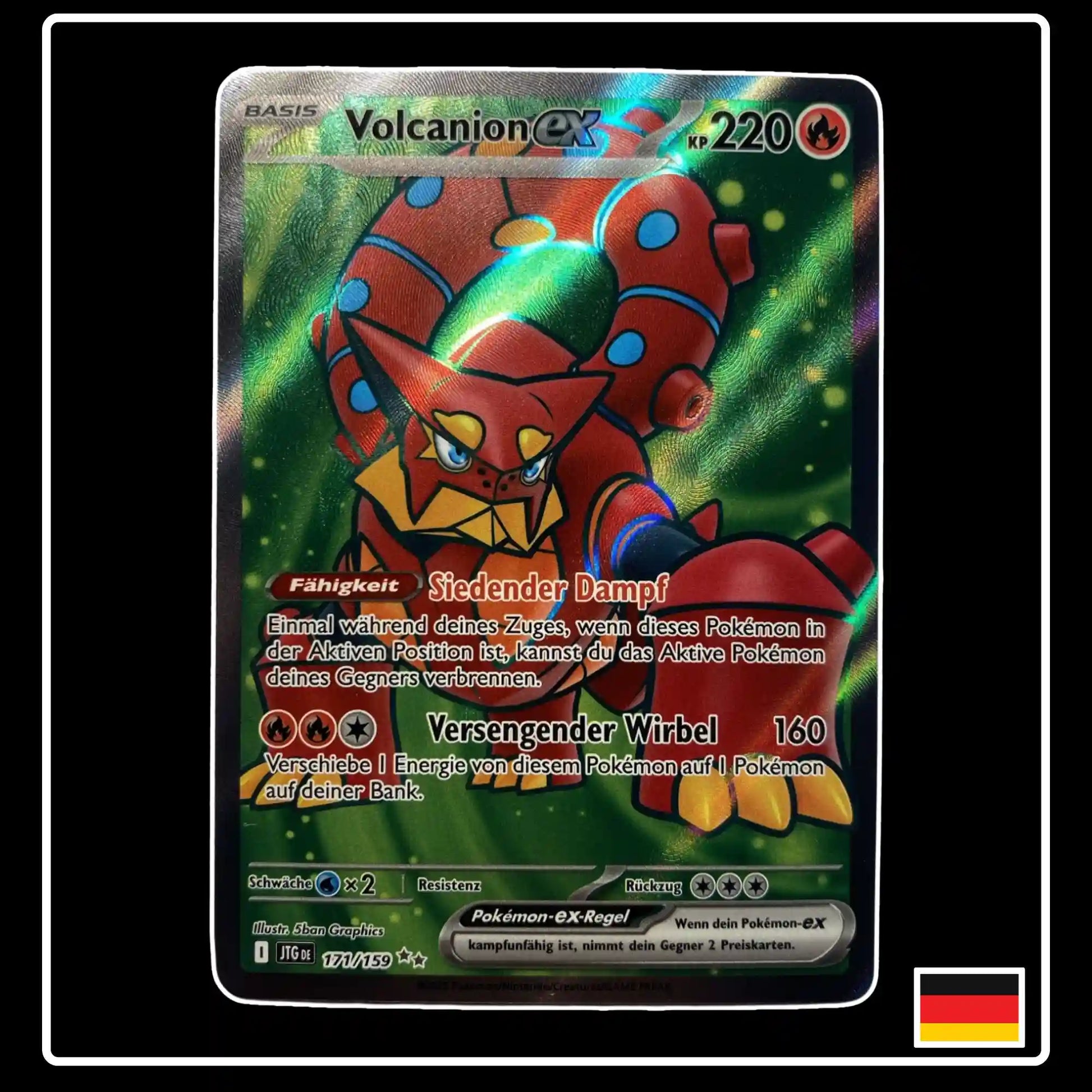 Volcanion ex Full Art 171/159 Pokemon Reisegefährten