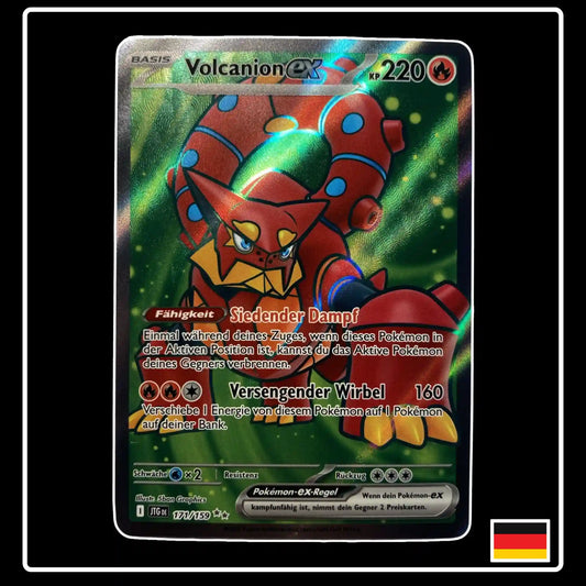 Volcanion ex Full Art 171/159 Pokemon Reisegefährten